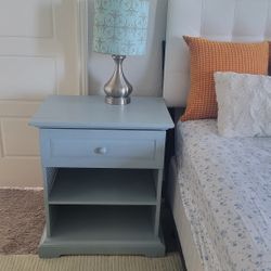 Twin Bed And Nightstand 