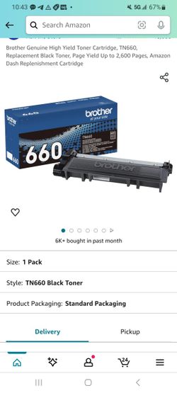 Brother Toner Black Tn-660