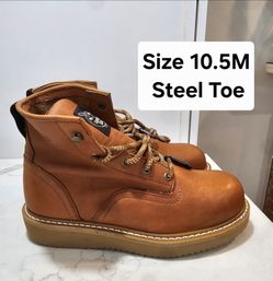 Georgia Steel Toe Work Boots Size 10.5