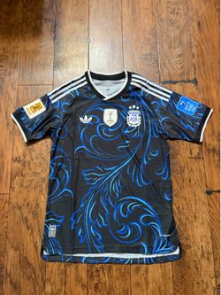 Argentina 2026 World Cup Away Jersey Player Version Size M + WC Patch