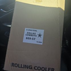 Dallas Cowboys Rolling Cooler