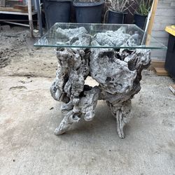 Wood Root Side Table