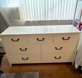 White dresser