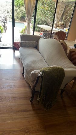 Cream/Neutral Couch - French Chateau, Shabby Chic, Vintage