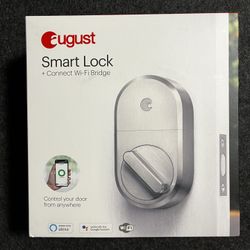 August Smart Lock + Connect Wi-Fi Bridge