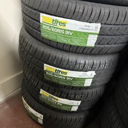 BRAND NEW TIRES 205/60r15 TBB ALL SEASON FOR SALE SET OF 4 TIRES $265 WITH INSTALLATION AND BALANCING 