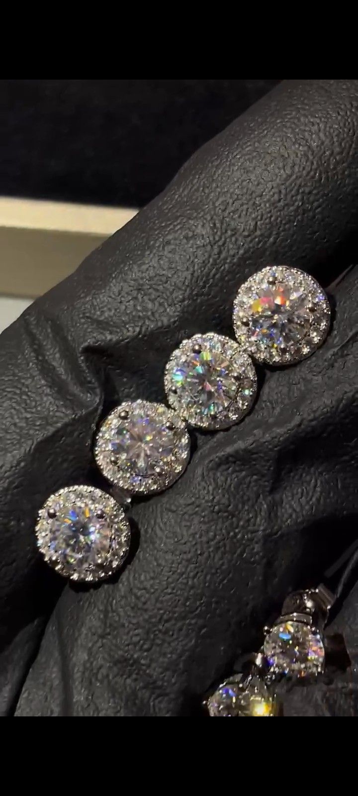 Moissanite Diamond Earrings