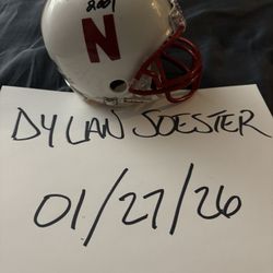 Eric Crouch Nebraska Signed Autographed Mini Helmet