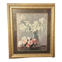 Vintage Crown Fine Arts #6385 Floral Print