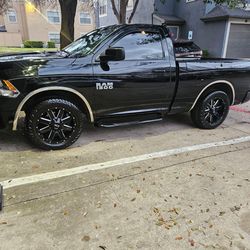 20 inch tires and rims black