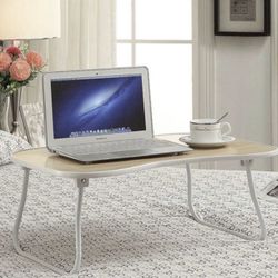 D-Simple bed with desk foldable lazy laptop table simple student dormitory writing small table