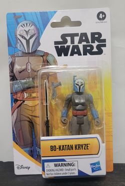Star Wars BO-KATAN KRYZE 4in. Action Figure Disney Hasbro Dark Saber Accessories.