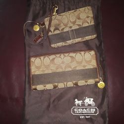 Coach Wallet And Coach Wristlet