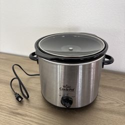 Rival Crock-Pot Slow Cooker – Classic Stainless Steel, Easy Meal Prep