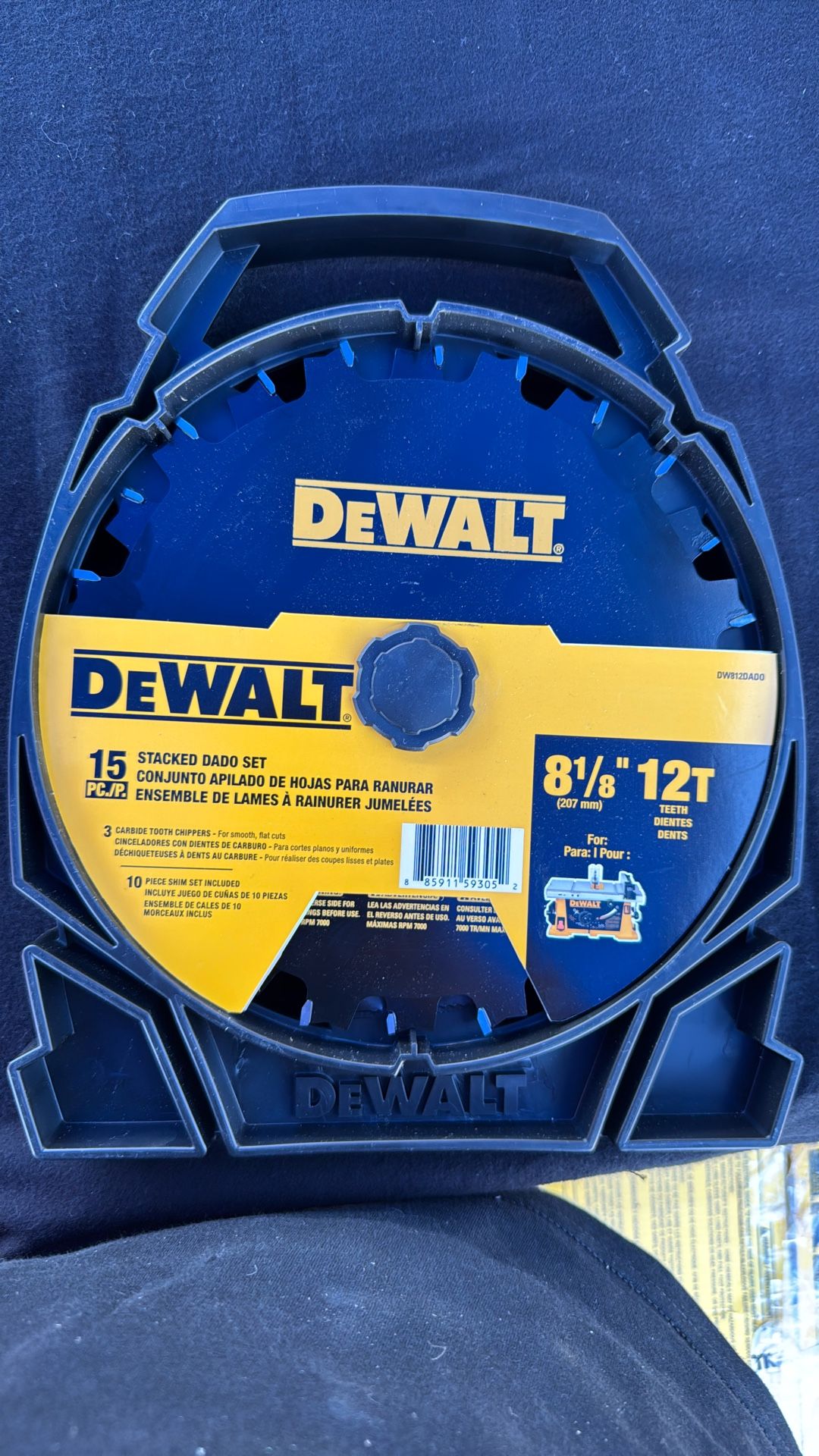 DEWALT 15 Pc./p. STACKED DADO SET