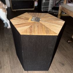 Hexagon Table with Oak Top