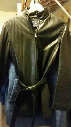 Dockers calf leather coat size sm