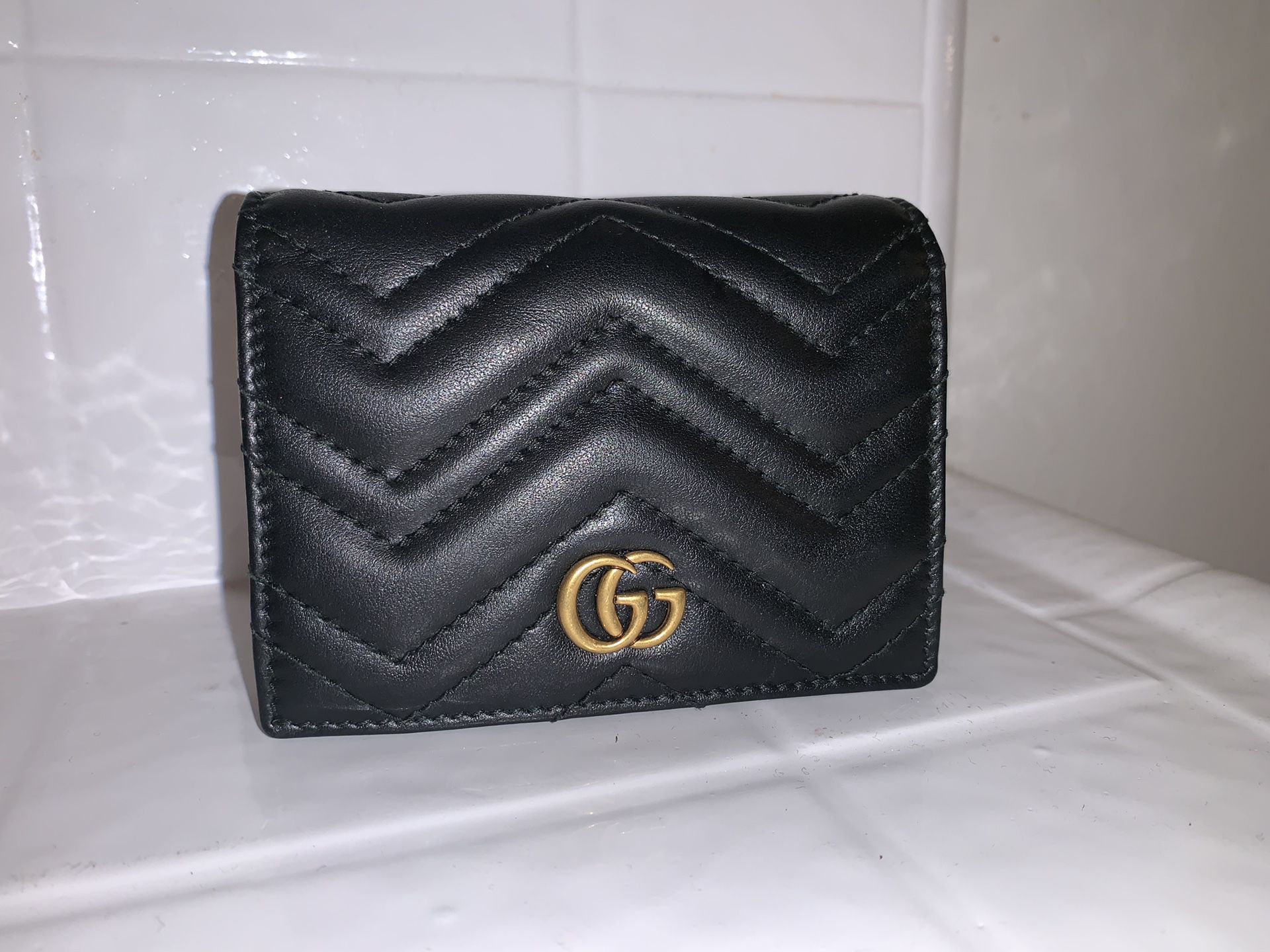 Gucci Marmont Gg Card Case Wallet