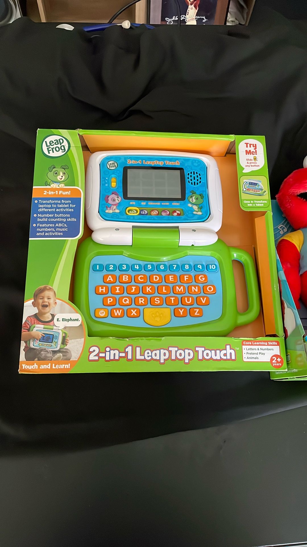 Toy Computer & Toddler Elmo Doll