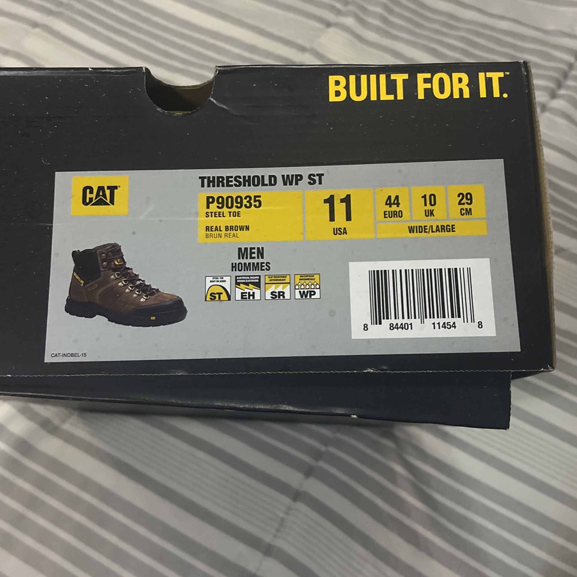Steel toe work boots