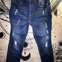 Denim Jeans Distressed 13/14 $15
