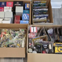Large Lot of Sports Collectibles Figures Bobbleheads & Misc Items 