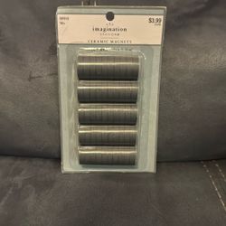 New Imagination Station Ceramic Magnets 50 Pieces Black .75 Inch