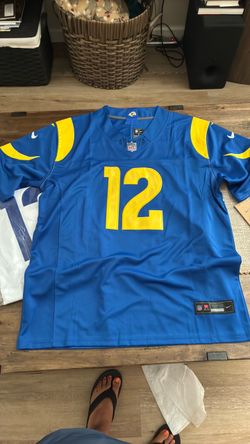 New LA Rams Puka Nacua Large #12 Jersey NFL