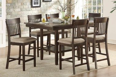 Brand New Counter Height Dining Set w/Spinning lazy susan
