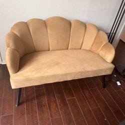 Small Couch Light Brown/Gold  Color 