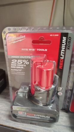 Milwaukee 5.0ah high output battery m12