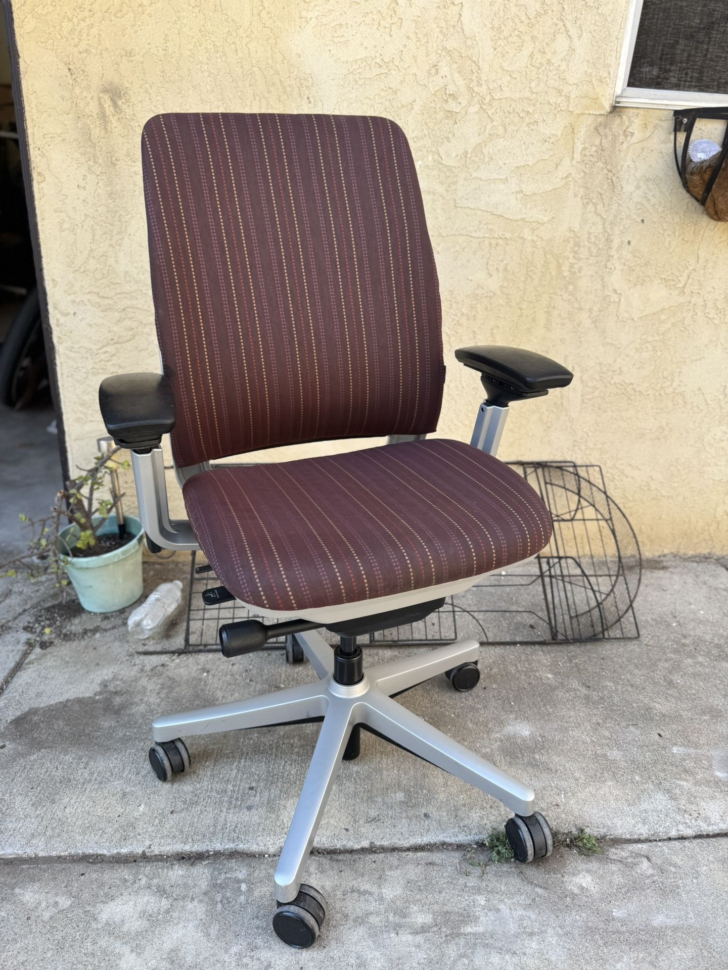 Steel Case Office Chair 