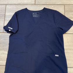 Figs Sz L Scrub Top