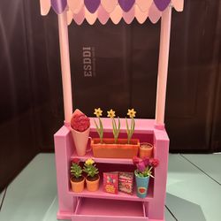My life flower stand For 18” Doll