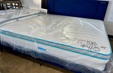 New Years Special 💥New  10” Inch QUEEN EUROTOP HYBRID — ONLY $225! TAKE HOME TODAY WITH $0 DOWN ⭐️ Flexible Payment 