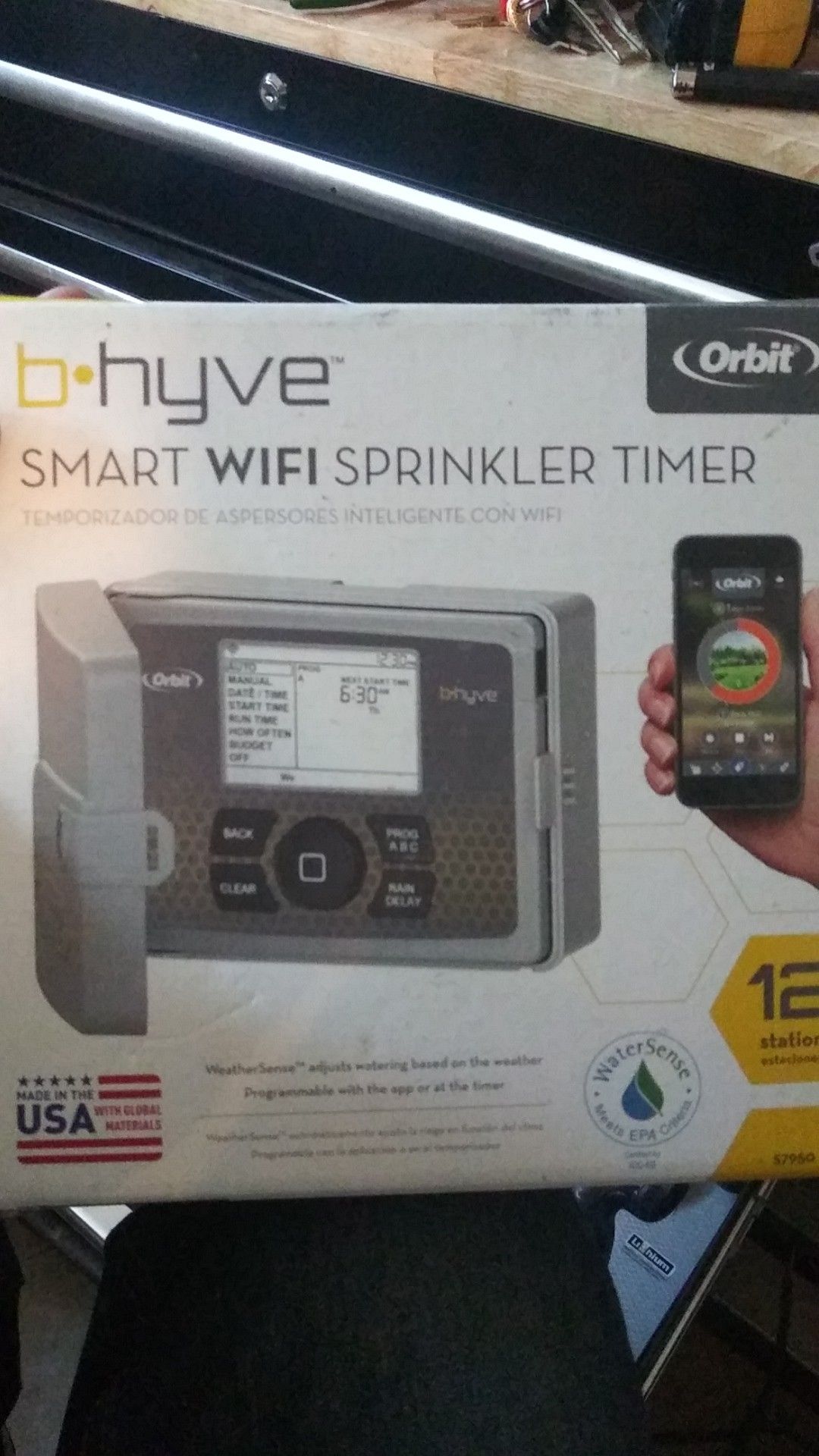 Orbit b-hive smart wifi sprinkler timer 12 station