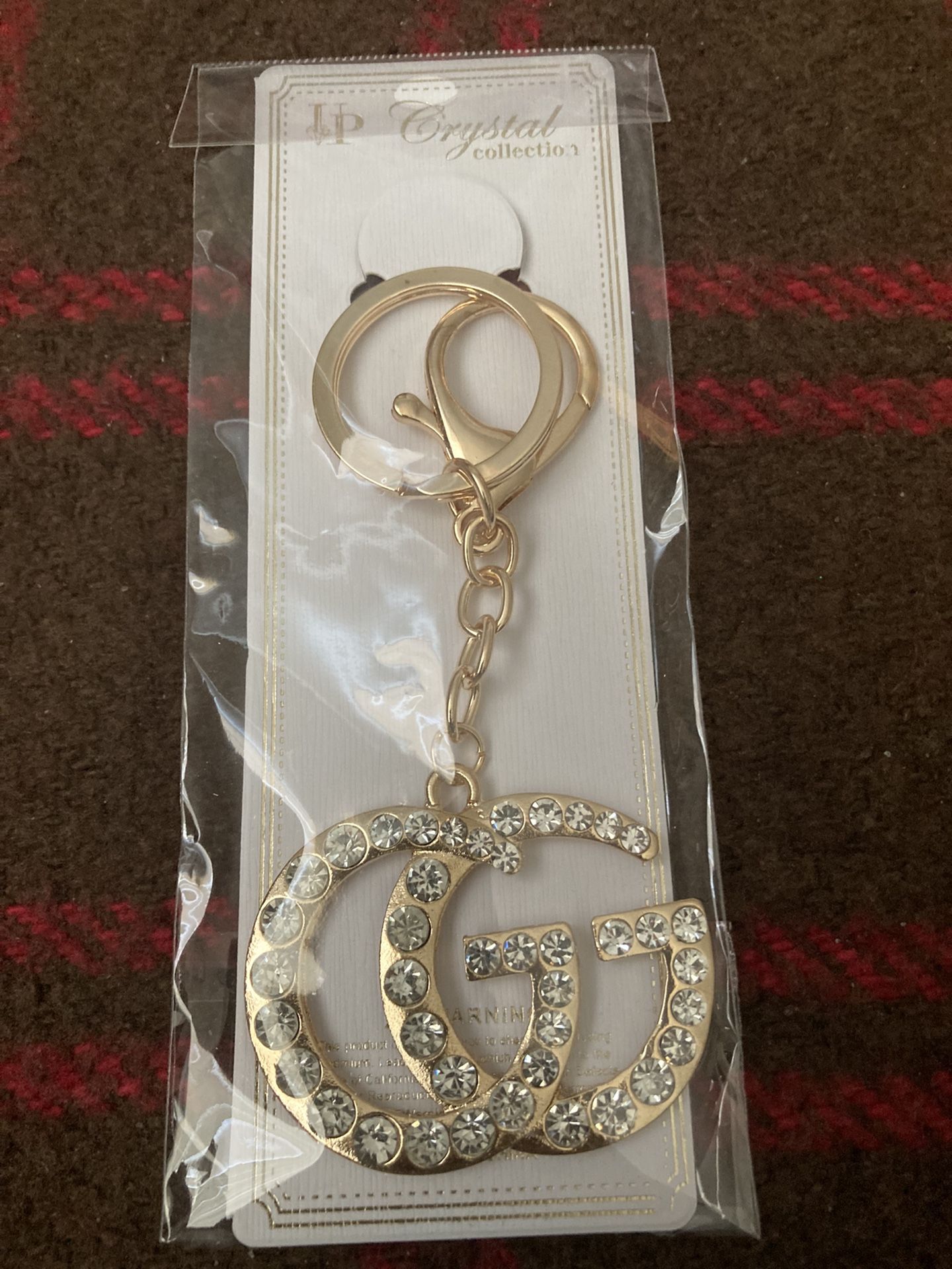 Brand New Gold Rhinestone Fashion Keychain