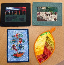 Handmade Quilted Décor Collection – Set of 4