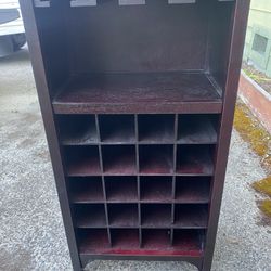 Wooden Wine Rack/Cabinet