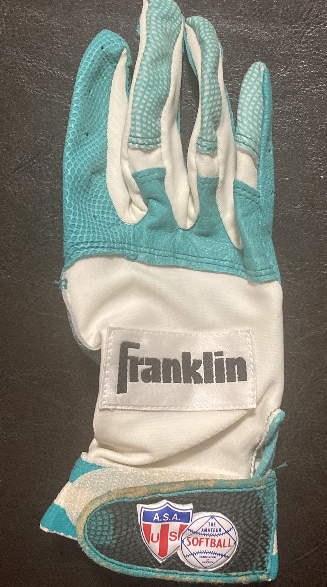 The Amateur Softball Association Of America USA Franklin  Right Hand Glove (One Size Fits All) - Youth