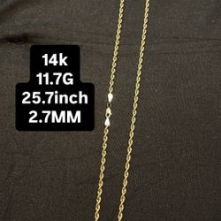 Rope Chains 14k  10k 18k
