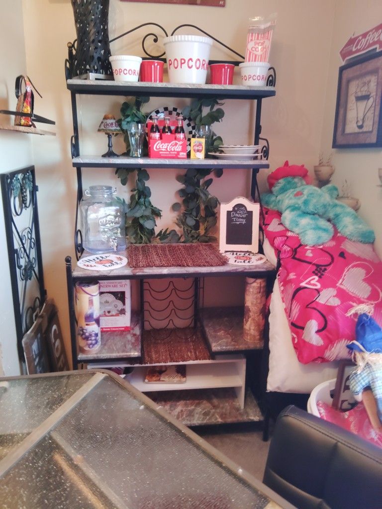 Wine Rack And Hutch marble 
