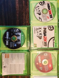 Xbox One Games NBA2K17  NBA2K19 RAINBOW SIX SIEGE 