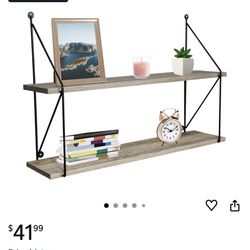 Brand new in box floating shelves (2 pack)  