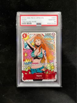 One Piece Nami OP06 PSA 10