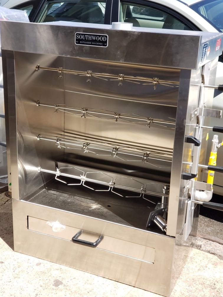 Brand new!!!! Southwood RG4 20 Chicken Commercial Rotisserie Oven Machine, Gas