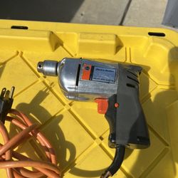 Black & Decker 1/4” Drill Variable Speed Reversing