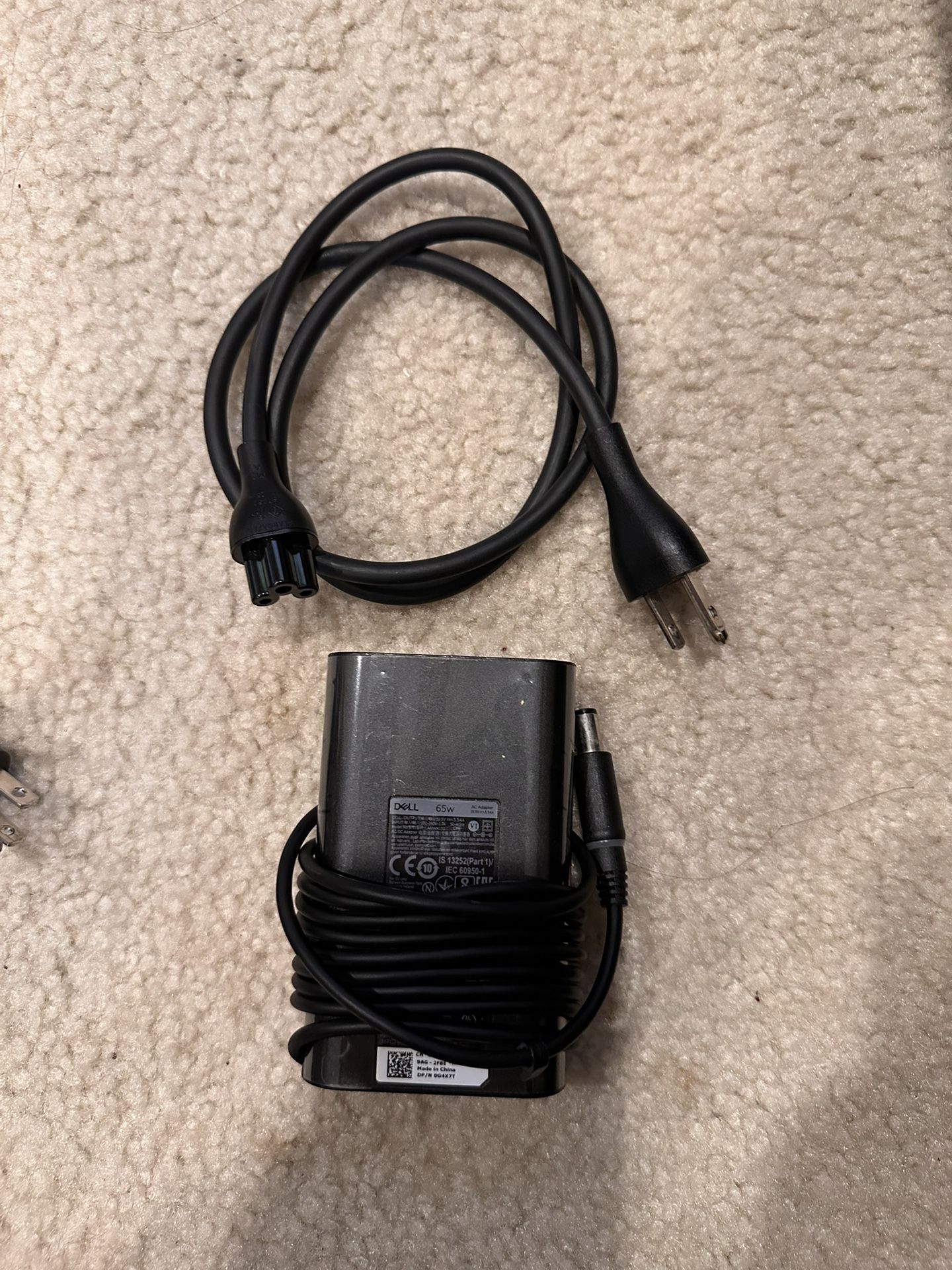 Dell 65W AC Adapter Charger Power
