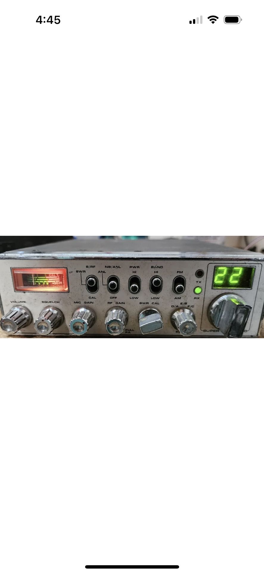 【CB無線機】スーパースター3000 CB無線機】スーパースター3000 27MHZ CB無線機 SUPER STAR 3000