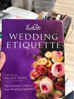 Wedding etiquette book